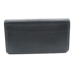 Louis Vuitton LOUIS VUITTON Portefeuille Capucines Round Wallet Leather Taurillon Women's Black M61248