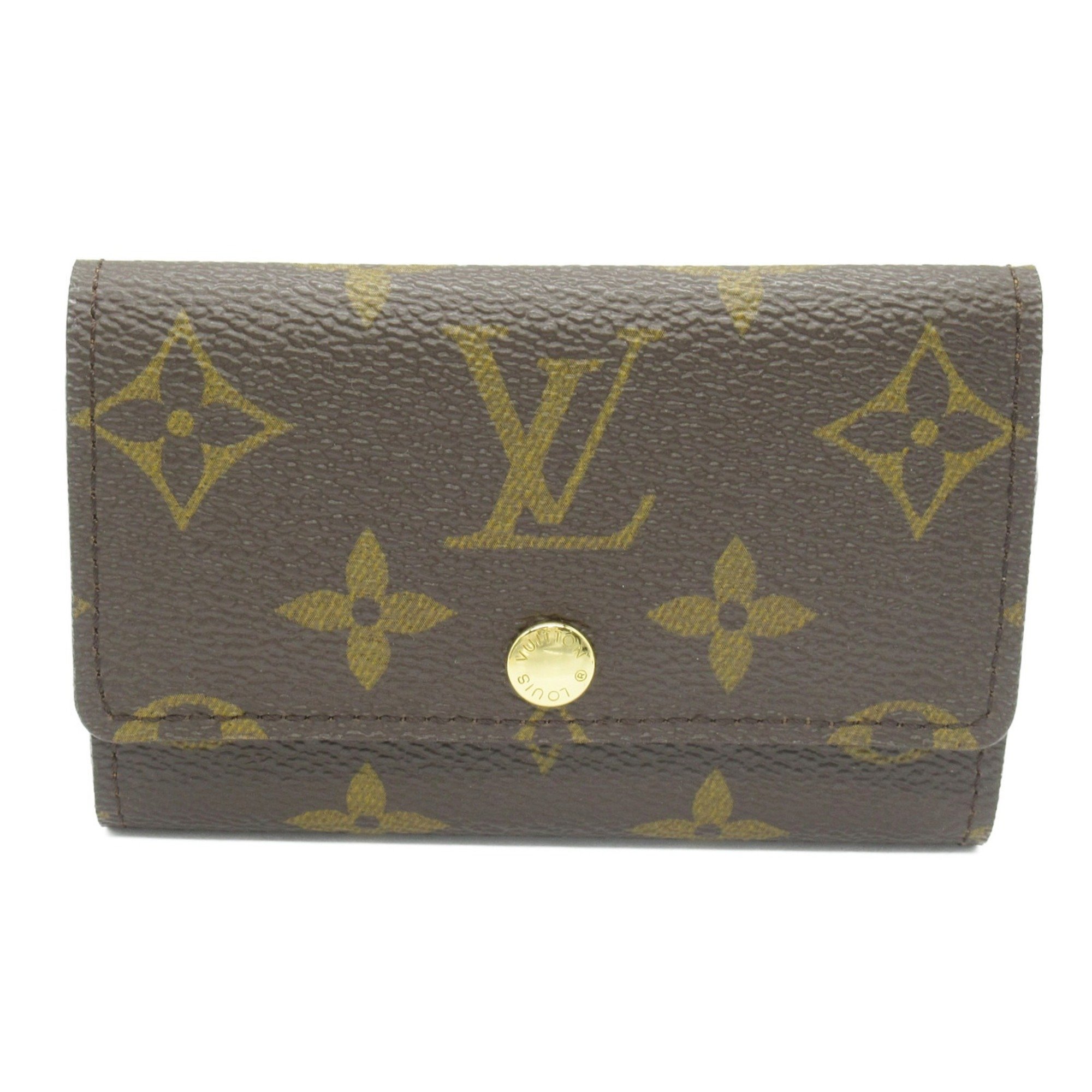 Louis Vuitton LOUIS VUITTON Multicle 6 Key Case, Coated Canvas, Monogram, Men's, Women's, Brown, M62630