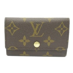 Louis Vuitton LOUIS VUITTON Multicle 6 Key Case, Coated Canvas, Monogram, Men's, Women's, Brown, M62630