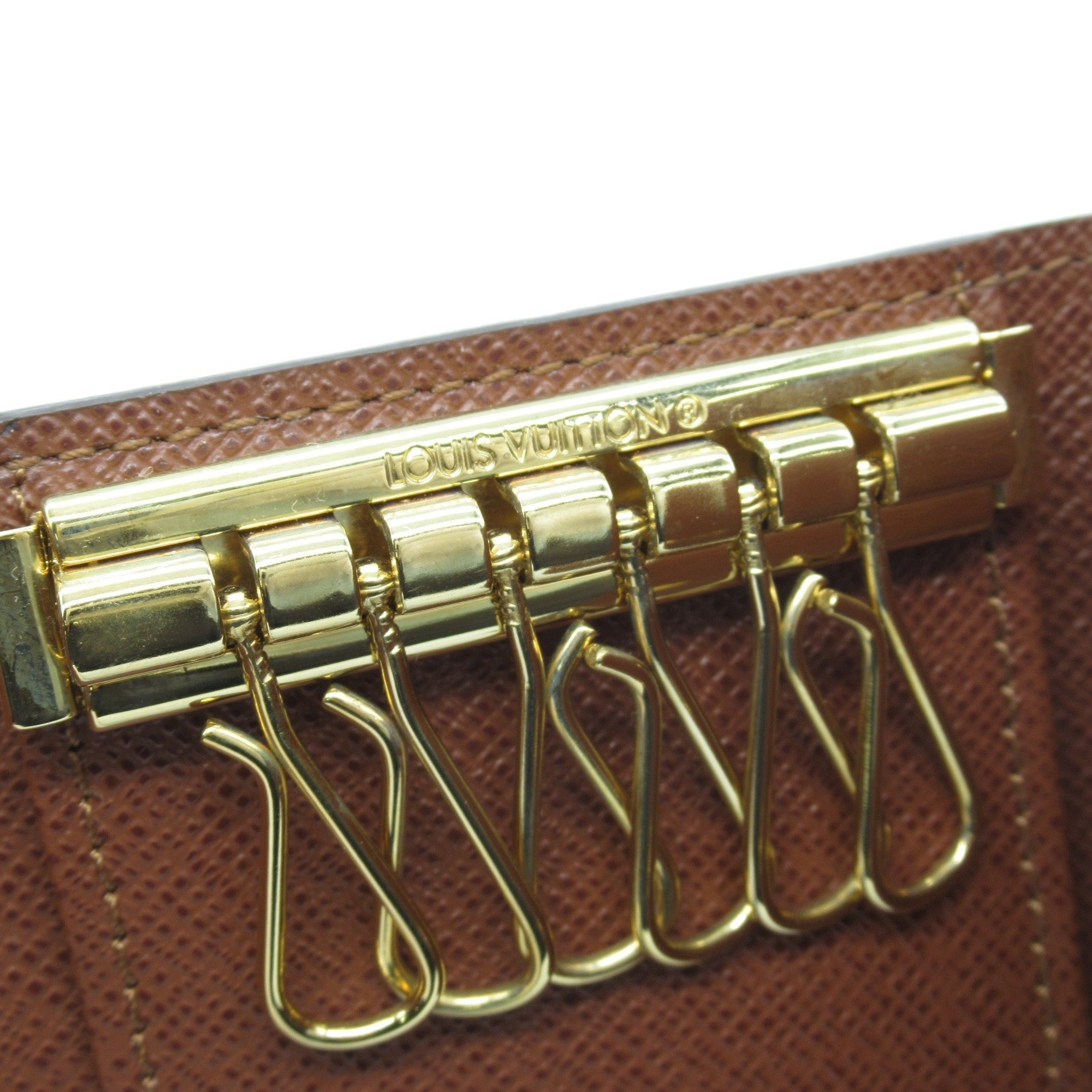 Louis Vuitton LOUIS VUITTON Multicle 6 Key Case, Coated Canvas, Monogram, Men's, Women's, Brown, M62630