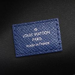 Louis Vuitton LOUIS VUITTON Taigarama Discovery Rucksack Backpack Bag Leather Men's Blue M30029