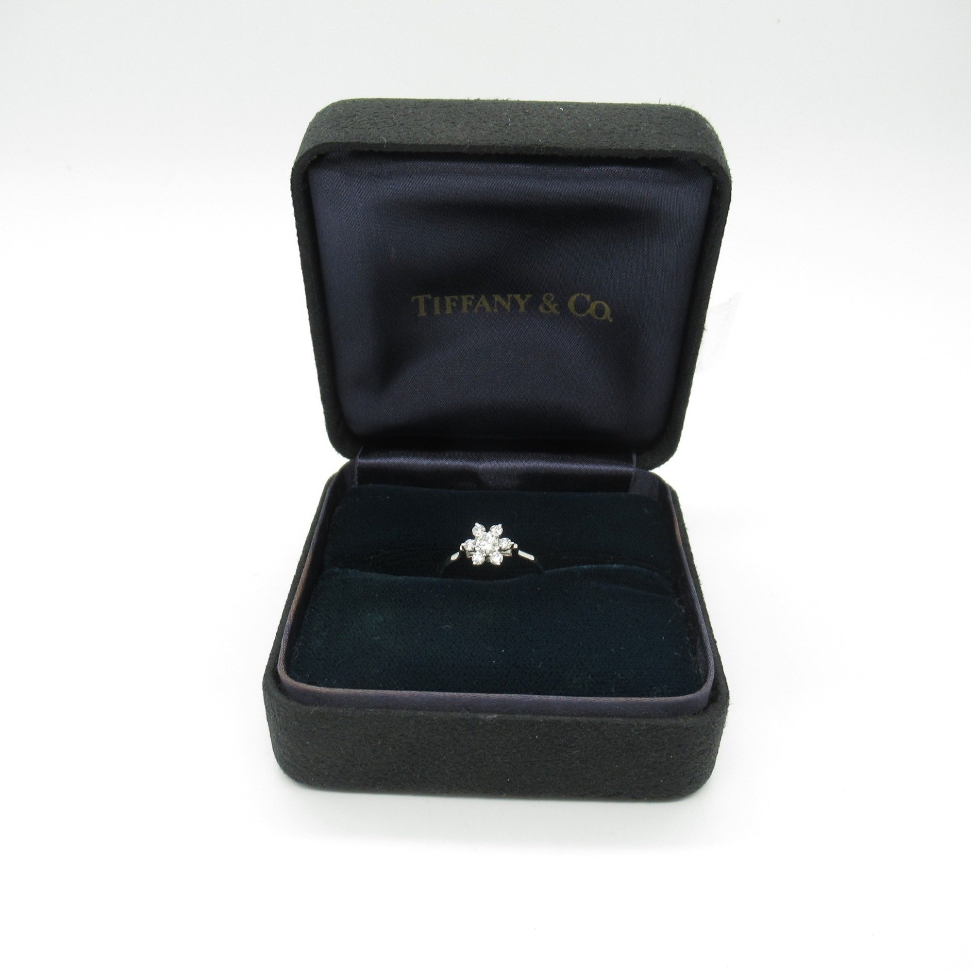 Tiffany & Co. Buttercup Diamond Ring, Pt950 Platinum, Diamond, Women's, Clear