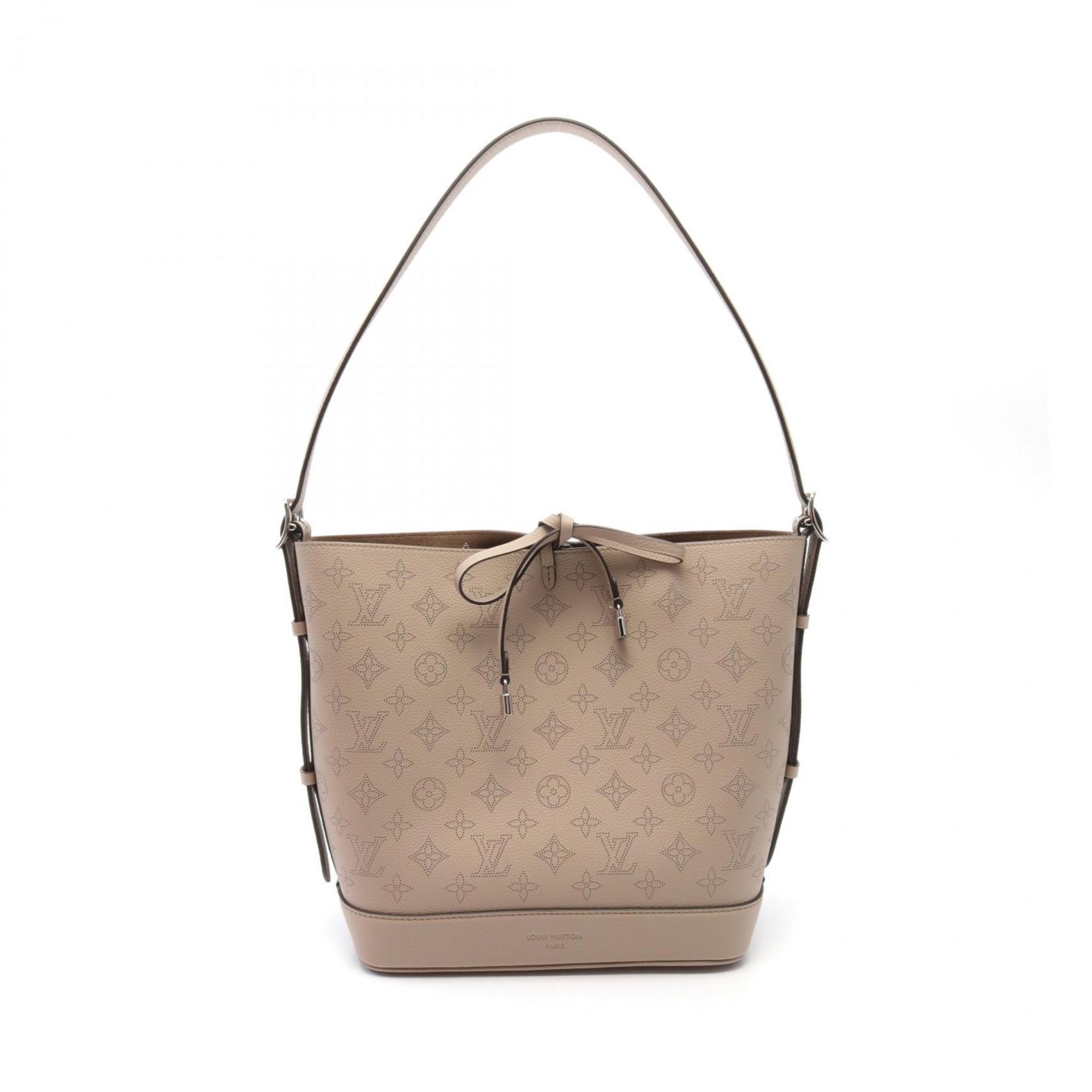 Louis Vuitton Flor NM Mahina Gale Shoulder Bag Leather Women's Beige M12140