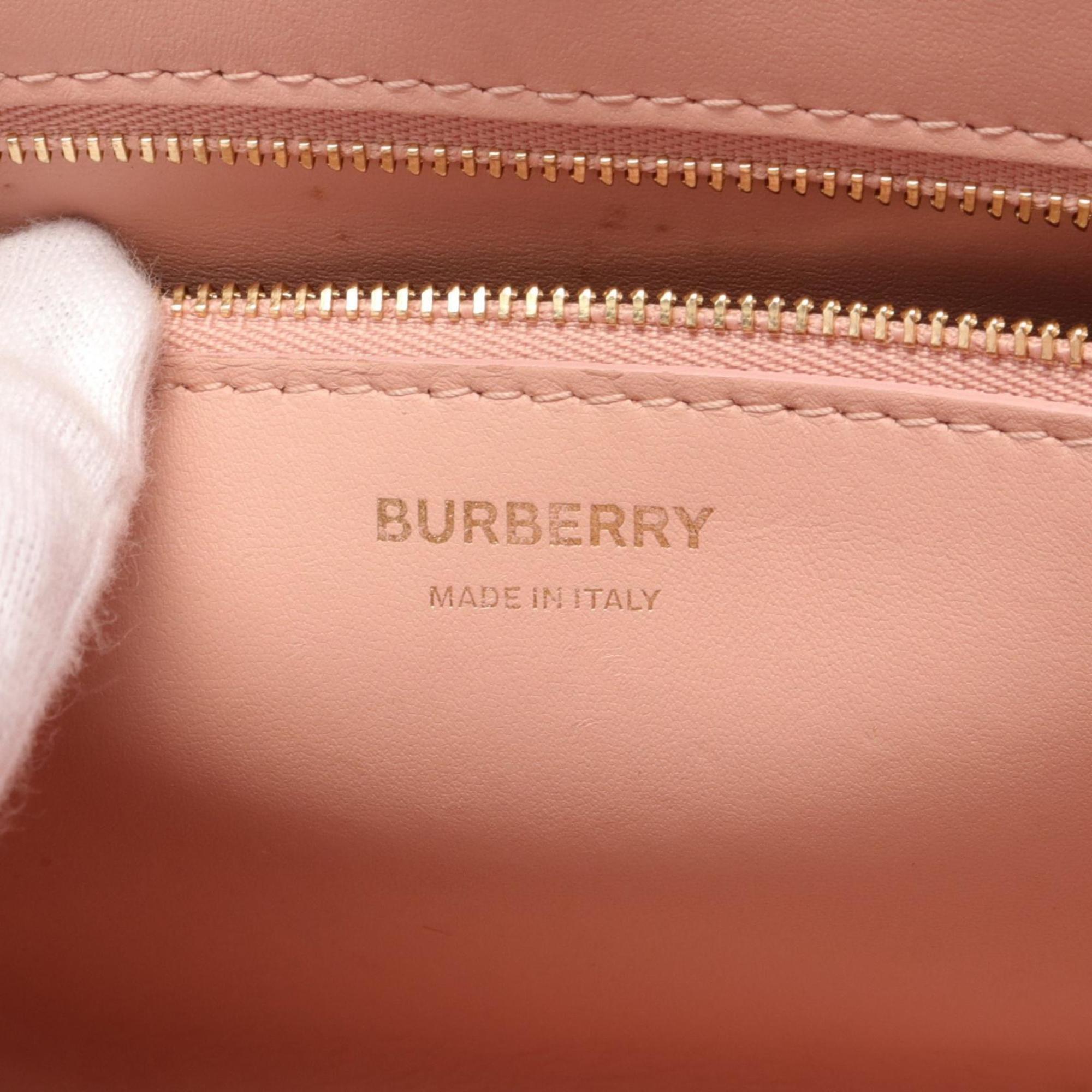 Burberry TB handbag, leather bag, ladies, pink, 8062975