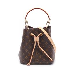 Louis Vuitton NeoNoe BB Monogram Handbag Bag Coated Canvas Leather Women's Brown M46581