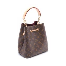 Louis Vuitton NeoNoe BB Monogram Handbag Bag Coated Canvas Leather Women's Brown M46581