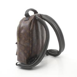 Louis Vuitton Palm Springs Backpack PM Monogram Rucksack Bag Coated Canvas Leather Women's Brown Black M44871