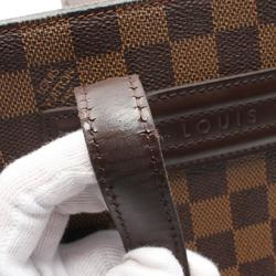 Louis Vuitton LOUIS VUITTON Parioli PM Damier Ebene Tote Bag Coated Canvas Leather Women's Brown N51123