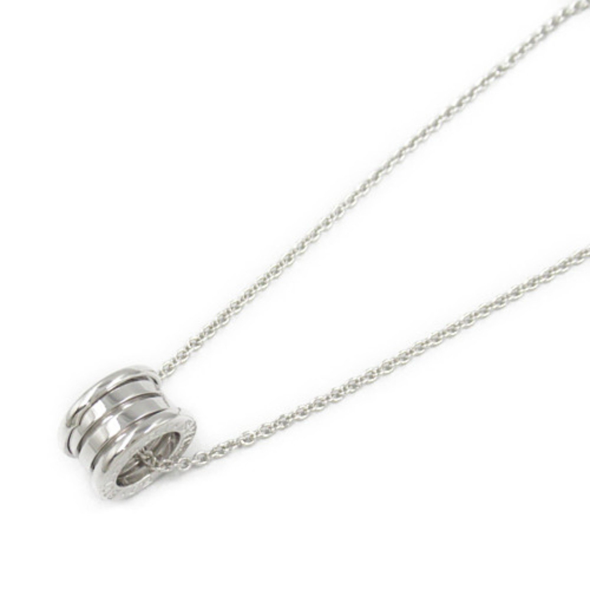 BVLGARI B-zero1 Necklace K18WG (White Gold) Women's Silver