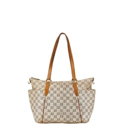 Louis Vuitton Damier Azur Totally PM Tote Bag N51261 White PVC Leather Women's LOUIS VUITTON