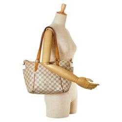 Louis Vuitton Damier Azur Totally PM Tote Bag N51261 White PVC Leather Women's LOUIS VUITTON