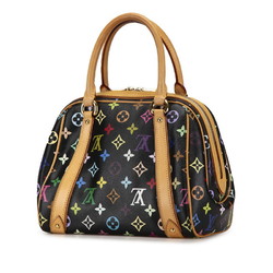 Louis Vuitton Monogram Multicolor Priscilla Handbag M40097 Noir Black PVC Leather Women's LOUIS VUITTON