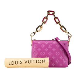 Louis Vuitton Monogram Coussin BB Handbag Shoulder Bag M81127 Orchidee Pink Lambskin Women's LOUIS VUITTON