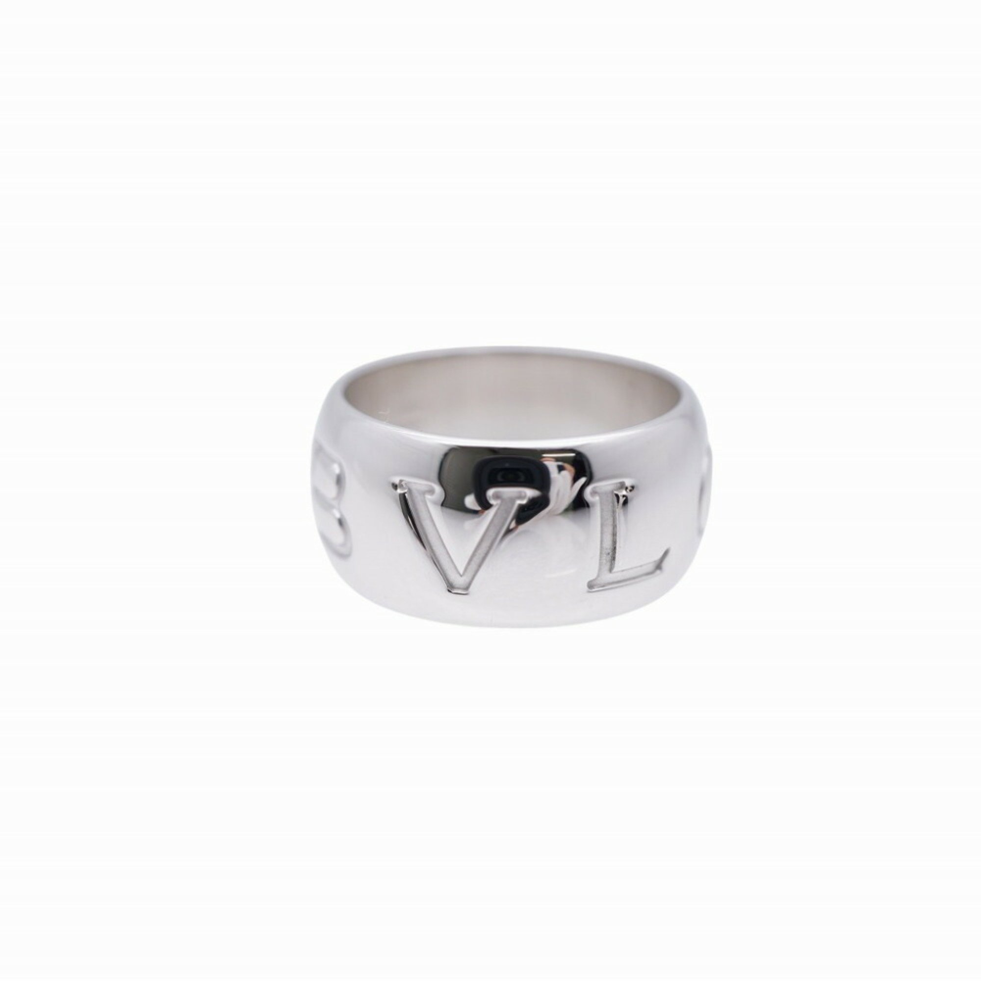 BVLGARI Mono K18WG Ring #55 750 White Gold 2267BVLGARI Men's Women's Unisex