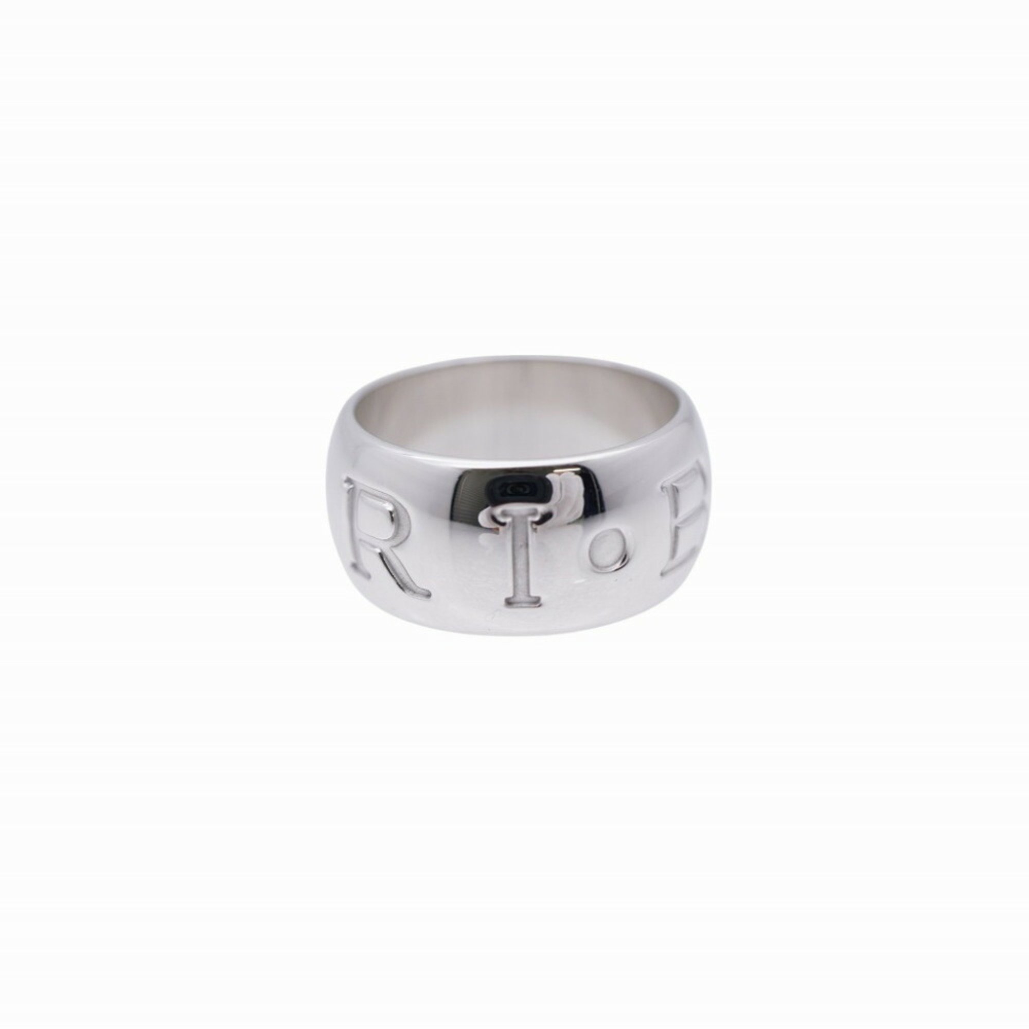 BVLGARI Mono K18WG Ring #55 750 White Gold 2267BVLGARI Men's Women's Unisex