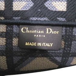 Christian Dior Book Tote Medium Lady Canvas Blue Bag