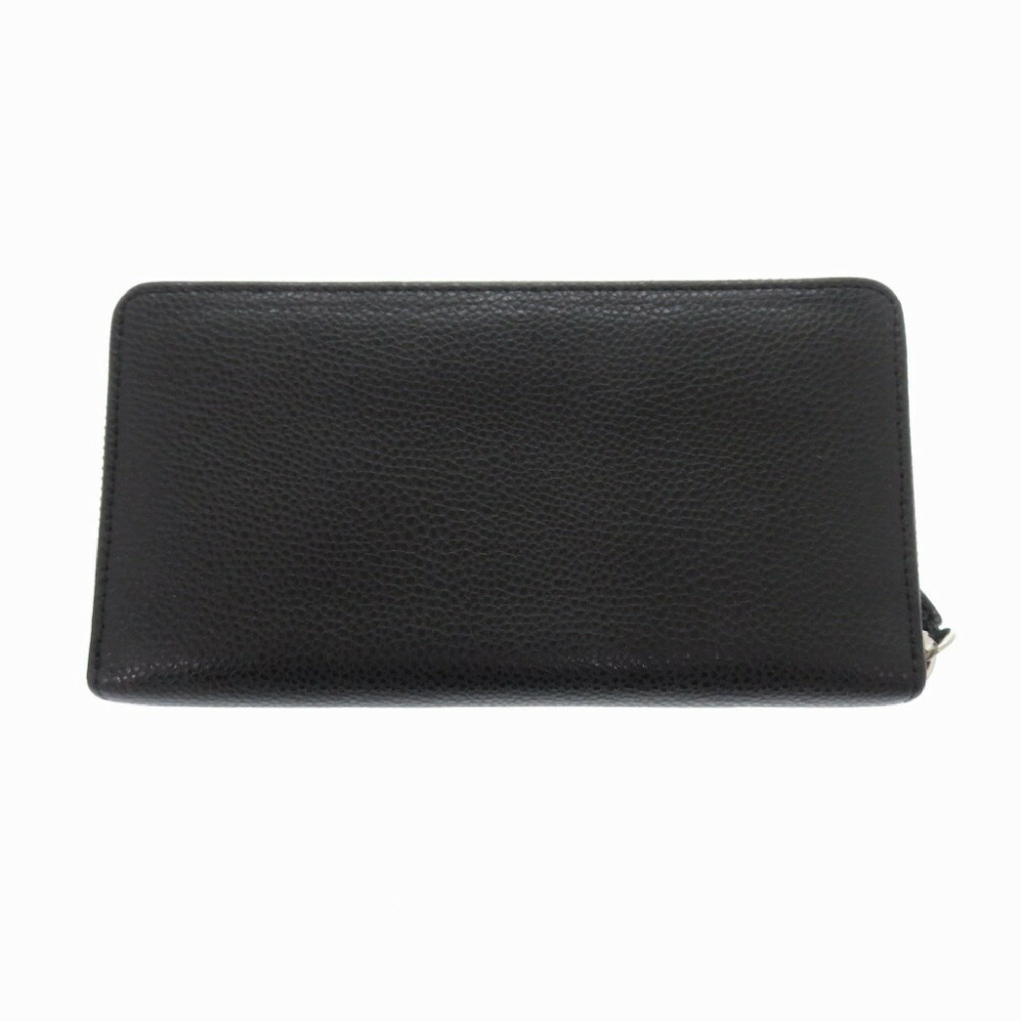 Vivienne Westwood Leather Black 51050024 Long Wallet 0376Vivienne