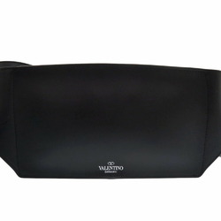 Valentino B0719WJW 0NI Leather Black Waist Bag 0978VALENTINO