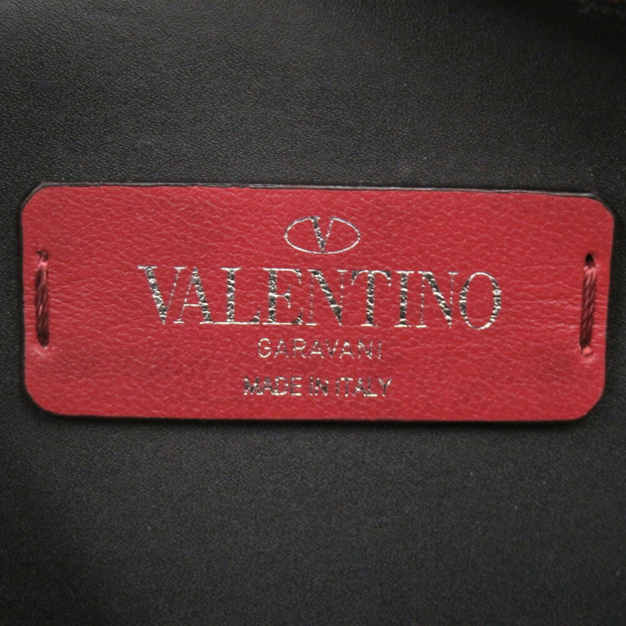 Valentino B0719WJW 0NI Leather Black Waist Bag 0978VALENTINO