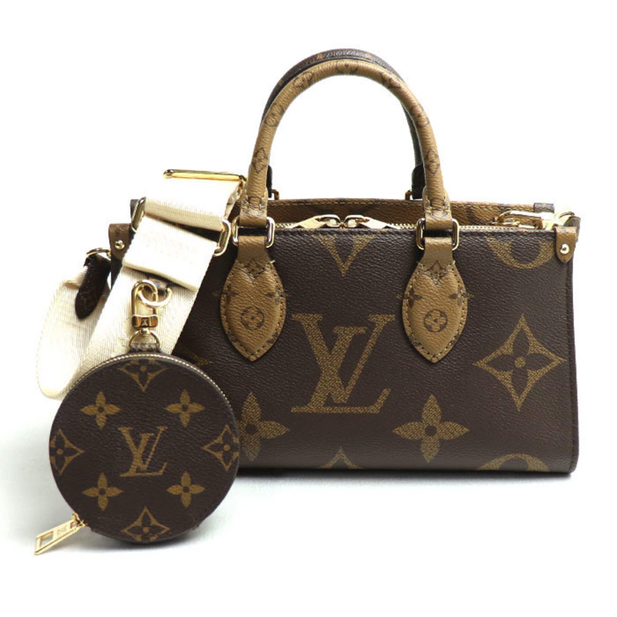 LOUIS VUITTON Louis Vuitton On the Go EW 2Way Shoulder Bag Monogram Giant M46653 Women's