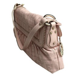 FENDI Zucca shoulder bag, pink, 8BR445, for women