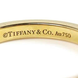 TIFFANY&Co. Tiffany K18YG Yellow Gold Soleste Half Eternity Ring Diamond Size 6.5 2.2g Women's