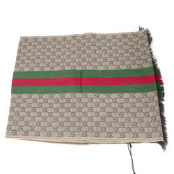 GUCCI Gucci Sherry Line Scarf Brown Beige 147351 4G704 2766 Unisex