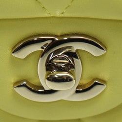 CHANEL Chanel Matelasse 20 Shoulder Bag Yellow A69900 Women's