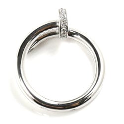 CARTIER Cartier K18WG White Gold Juste un Clou Ring B4092753 Diamond Size 13 53 7.7g Women's