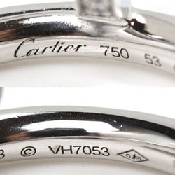 CARTIER Cartier K18WG White Gold Juste un Clou Ring B4092753 Diamond Size 13 53 7.7g Women's