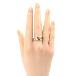 CARTIER Cartier K18WG White Gold Juste un Clou Ring B4092753 Diamond Size 13 53 7.7g Women's