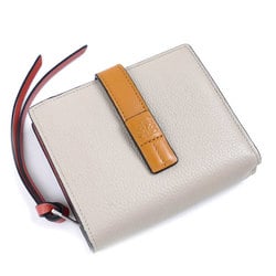 LOEWE Compact Zip Wallet Beige Light Oat/Honey C660Z41X01 Women's