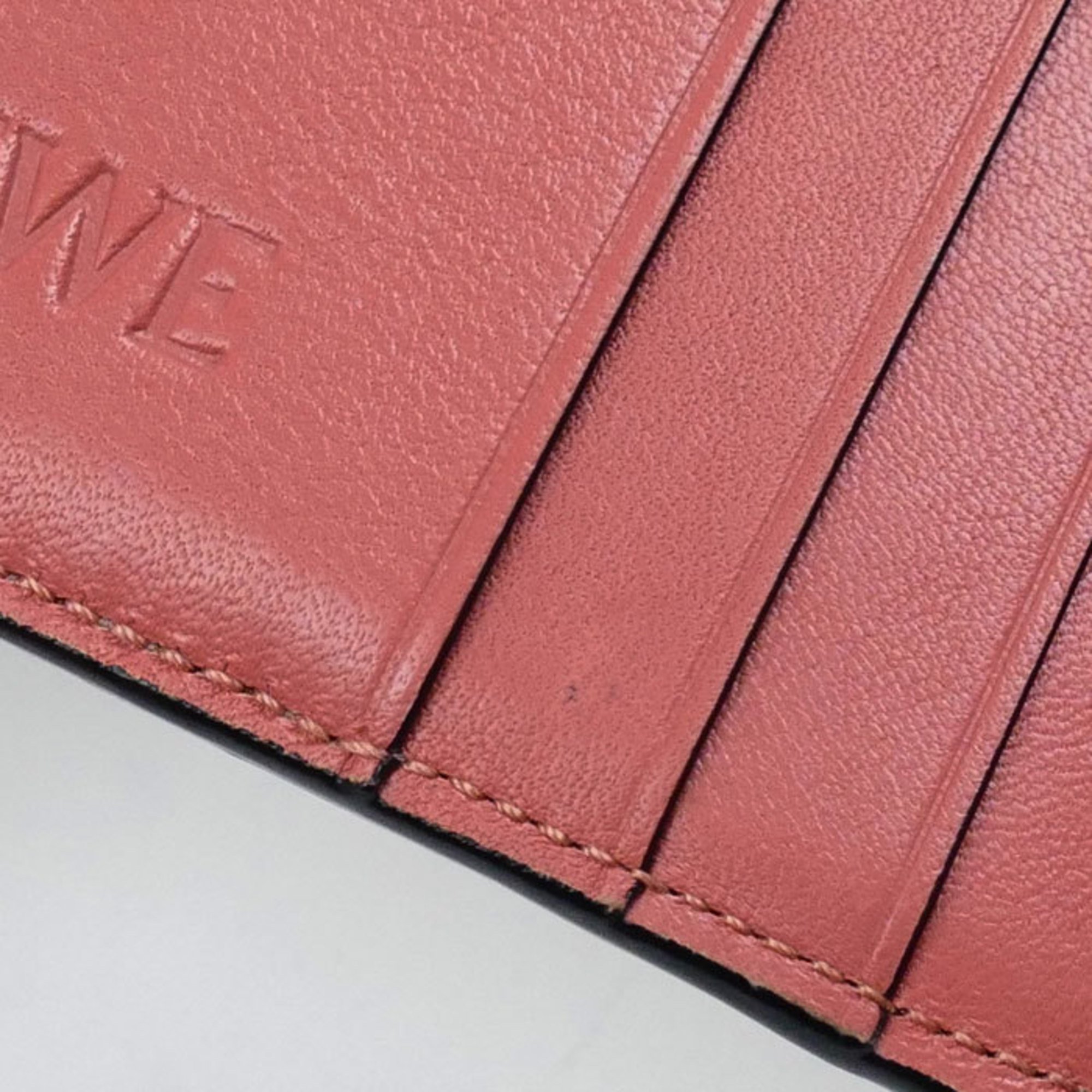 LOEWE Compact Zip Wallet Beige Light Oat/Honey C660Z41X01 Women's