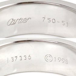 CARTIER Cartier K18WG White Gold Love Ring 3P Diamond Size 11 51 8.6g Women's