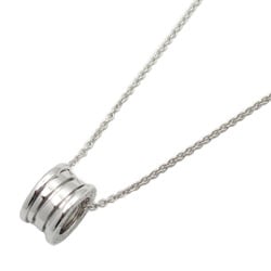 BVLGARI B-zero1 Necklace, K18WG (White Gold), Women's, Silver