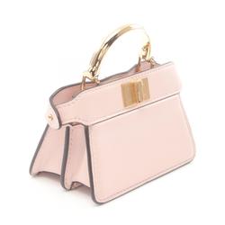 FENDI Peekaboo I See You Small Micro Handbag Bag Leather Women's Pink 7AS106