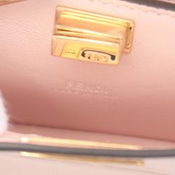 FENDI Peekaboo I See You Small Micro Handbag Bag Leather Women's Pink 7AS106