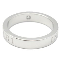 BVLGARI B-zero1 Double Ring 1P Diamond K18WG (White Gold) Ladies Clear