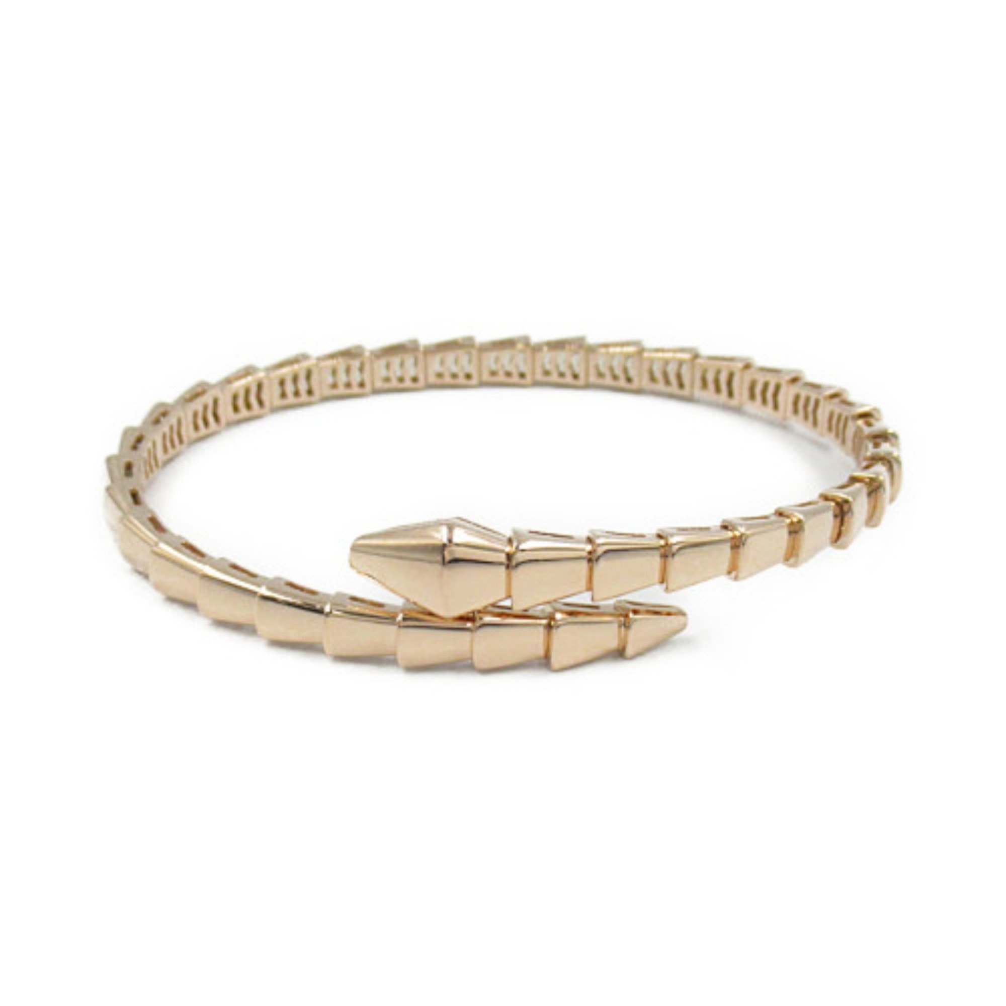 BVLGARI Serpenti Viper Bracelet, K18PG (pink gold), women's, gold