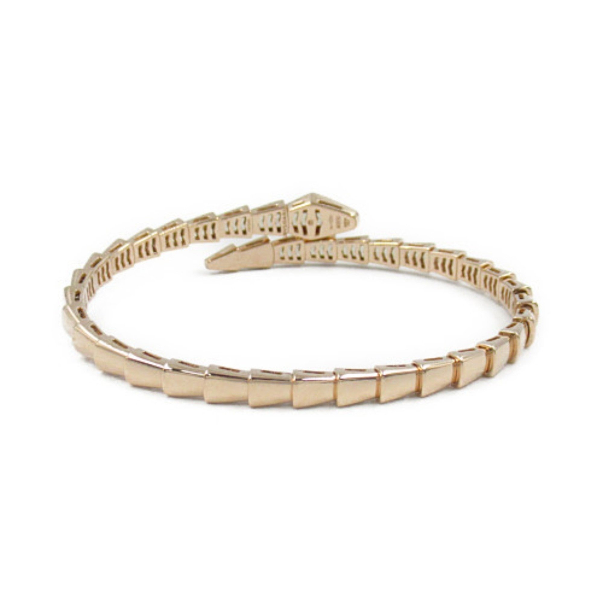 BVLGARI Serpenti Viper Bracelet, K18PG (pink gold), women's, gold