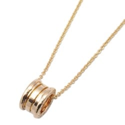 BVLGARI B-zero1 Necklace, K18PG (pink gold), women's, gold