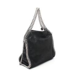 Stella McCartney Falabella Shoulder Bag, Faux Leather, Women's, Black, 371223