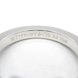 Tiffany & Co. T Square Ring, 18K White Gold, Men's, Women's, Silver