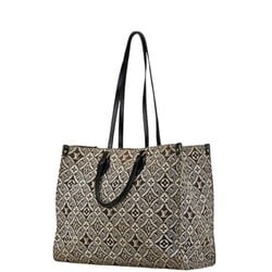 Louis Vuitton Monogram Jacquard On the Go GM Tote Bag M57207 Black White Canvas Leather Women's LOUIS VUITTON