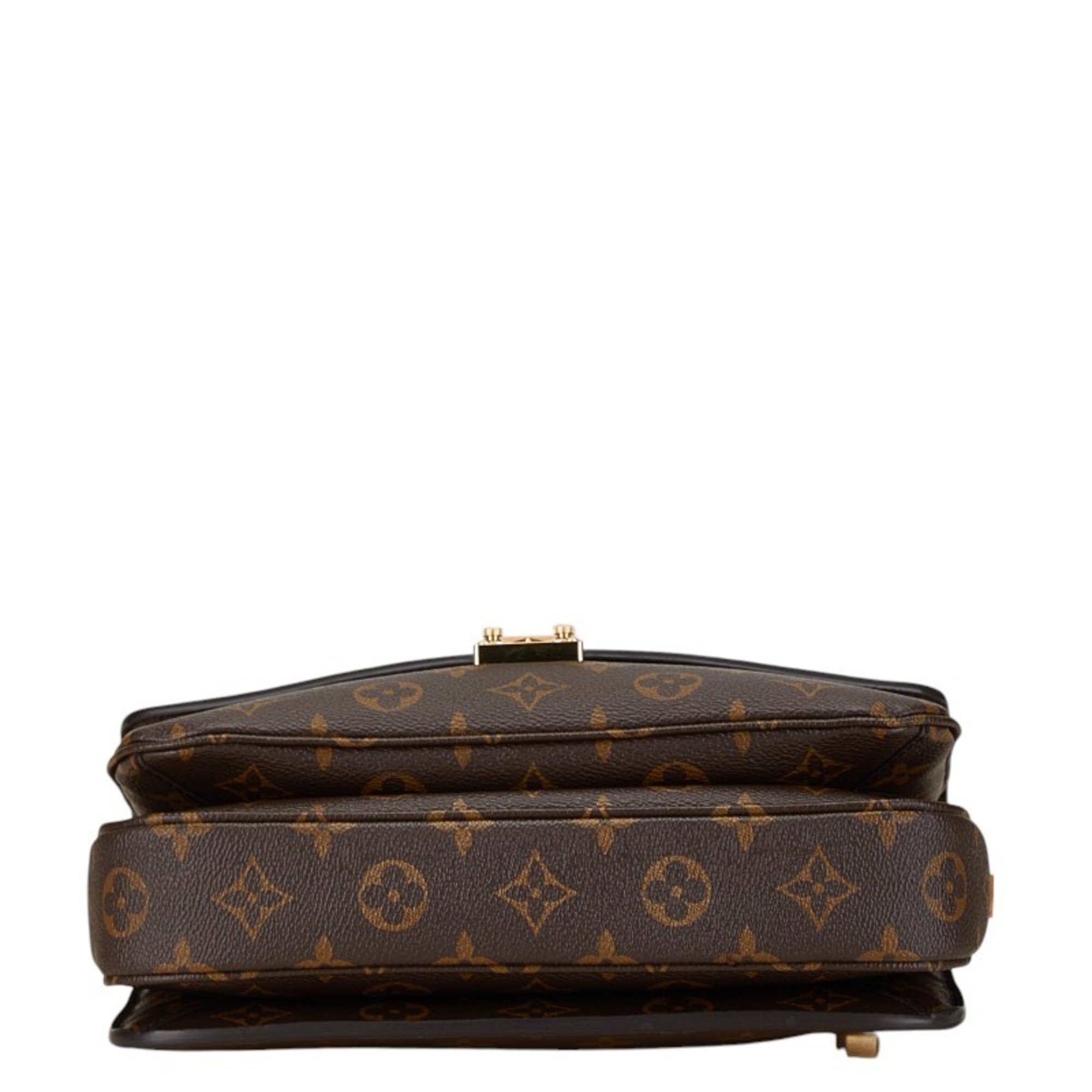 Louis Vuitton Monogram Pochette Metis MM Handbag Shoulder Bag M44875 Brown PVC Leather Women's LOUIS VUITTON