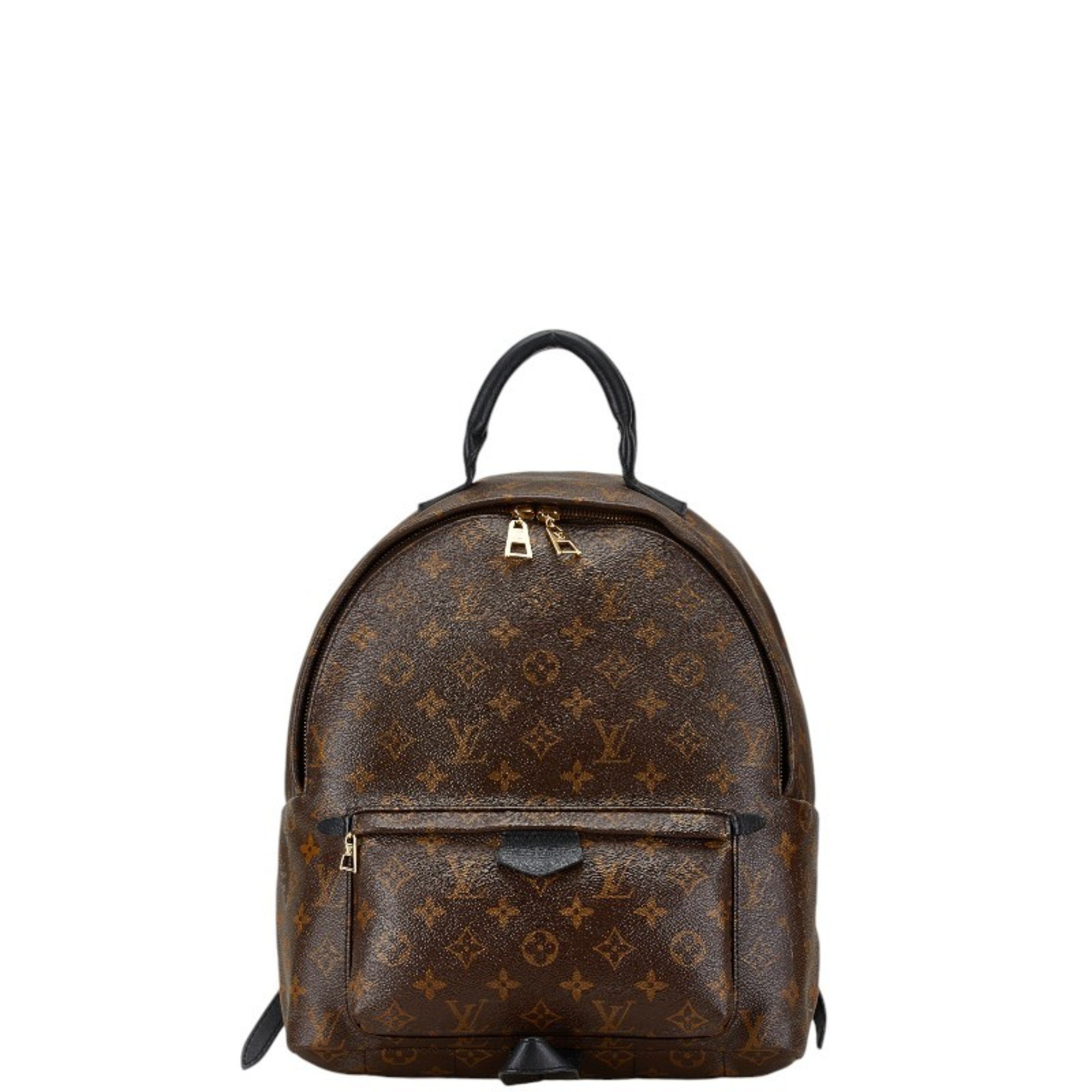 Louis Vuitton Monogram Palm Springs MM Backpack M44874 Brown PVC Leather Women's LOUIS VUITTON