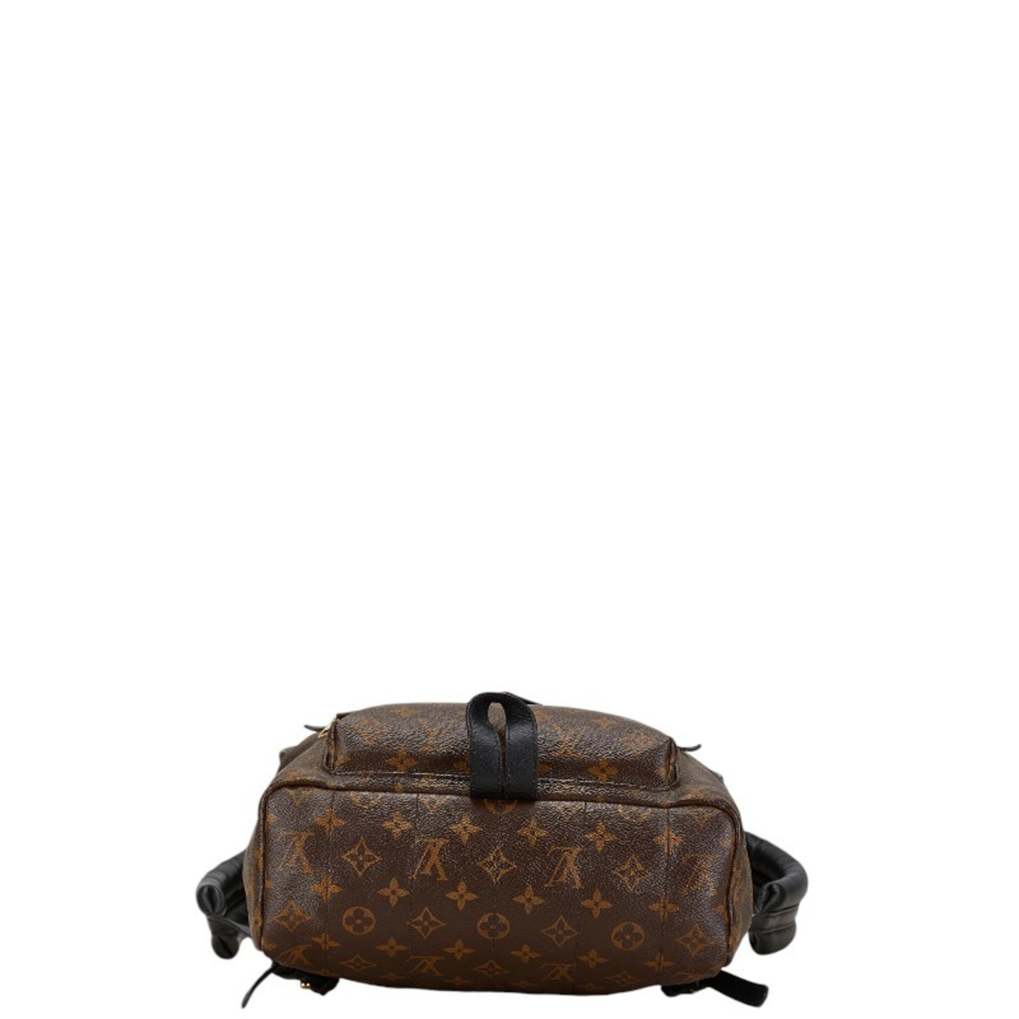 Louis Vuitton Monogram Palm Springs MM Backpack M44874 Brown PVC Leather Women's LOUIS VUITTON