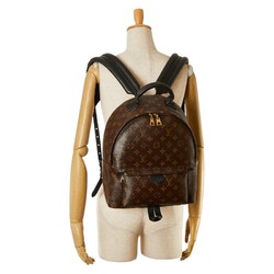 Louis Vuitton Monogram Palm Springs MM Backpack M44874 Brown PVC Leather Women's LOUIS VUITTON