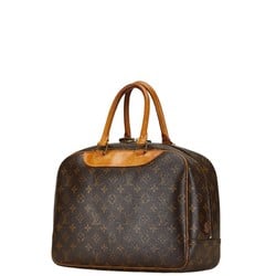 Louis Vuitton Monogram Deauville Handbag M47270 Brown PVC Leather Women's LOUIS VUITTON