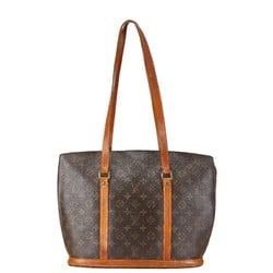 Louis Vuitton Monogram Babylon Tote Bag Shoulder M51102 Brown PVC Leather Women's LOUIS VUITTON